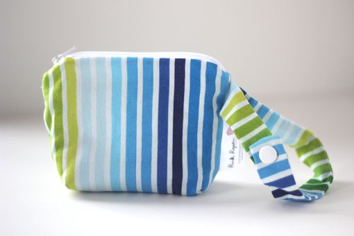 Custom Made Mini Gusseted Messy Bags (Snack Bags) - Caribe Stripe
