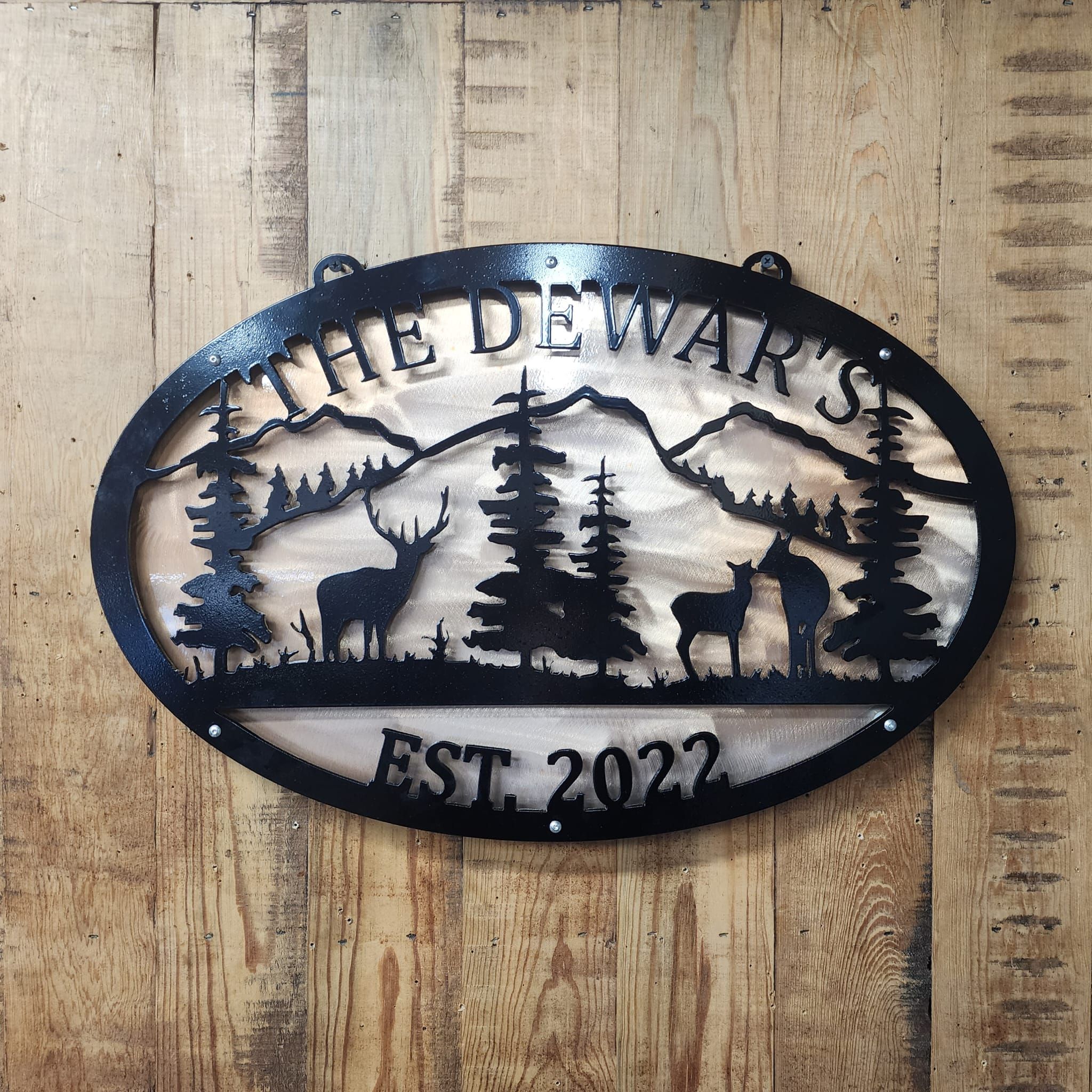 Buy Hand Made Custom Double Layer Wildlife Sign, made to order from ...