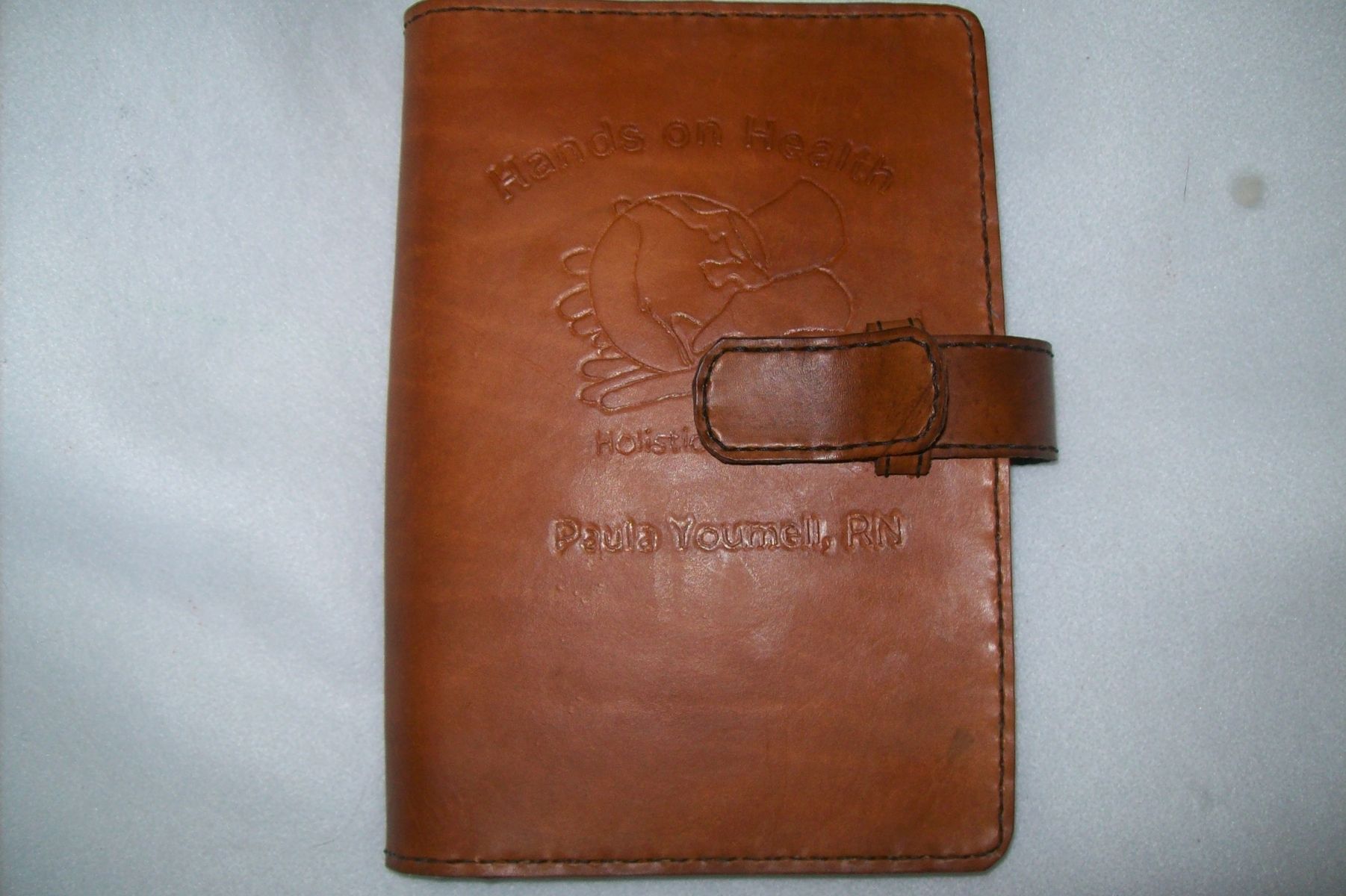 Buy Custom Leather Book Cover For Two Books, made to order from Kerry's  Custom Leather