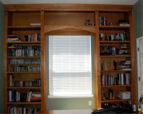 Custom Made Floor To Ceiling Bookcase by Dk Kustoms Inc ...