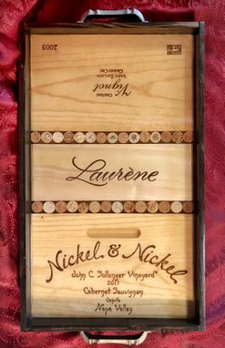 Custom Made Nickel & Nickel With Wine Cork Embellishment