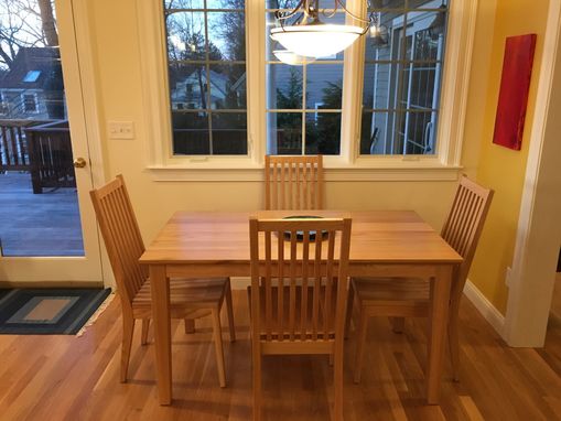 Custom Made Small Oak Dining Set