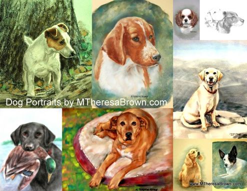 Custom Made Dog Portraits