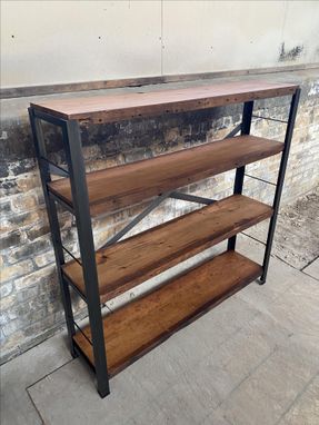 Custom Made The Bronzeville Bookcase // Reclaimed Wood Bookshelf