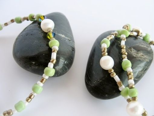 Custom Made Spring Bracelet Set. Stretchy. Beach Jewelry. Made In Maui. Artisan. Rustic Jewelry.