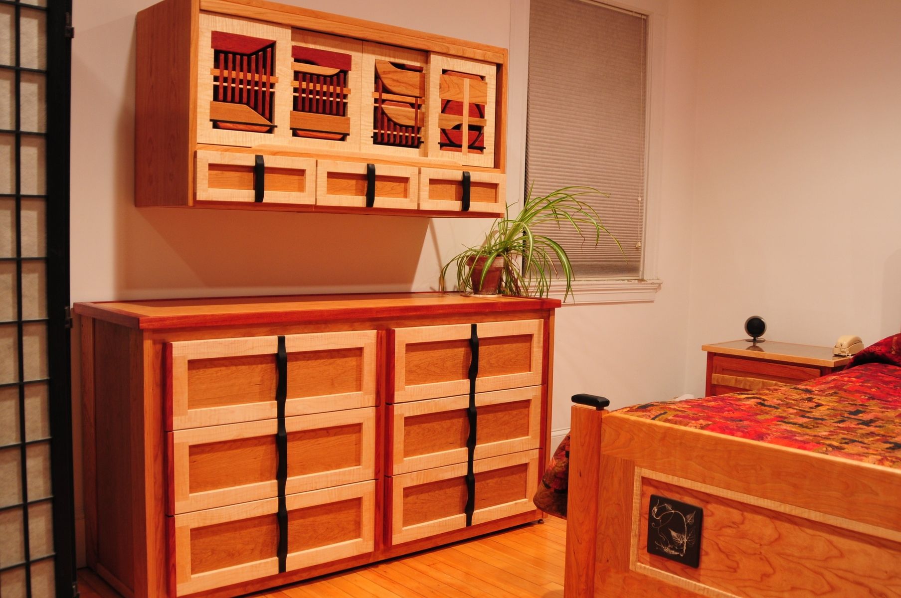 Custom Made Wall Mounted Dresser And Floor Dresser By Woodsongs