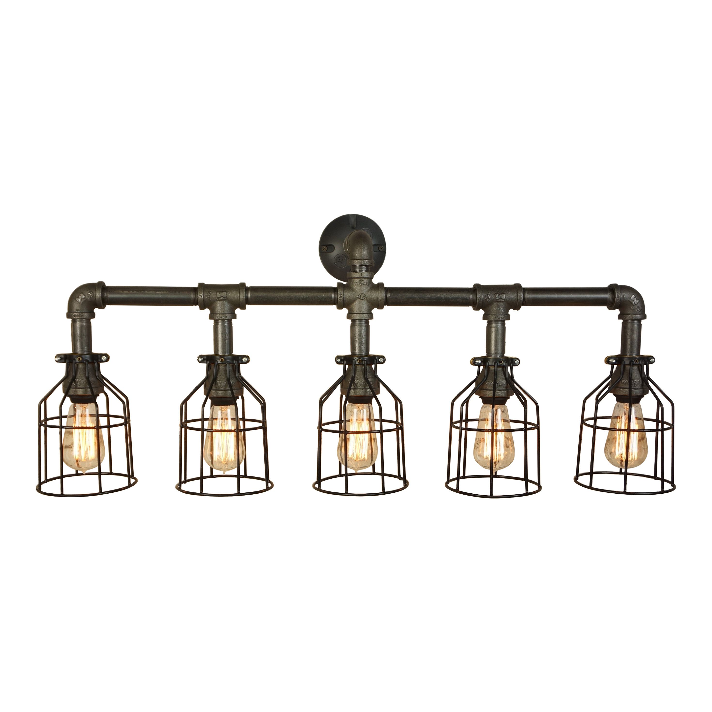Buy Custom Made Farmhouse Vanity Five Light, made to order from Loft