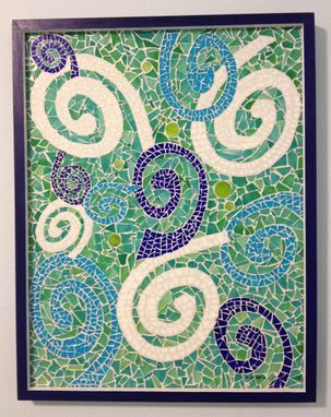 Custom Made Wall Decor Swirl Mosaic Matching Boys Room Rug