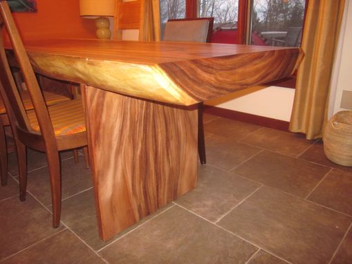 Custom Made Acacia Slab Dining Table