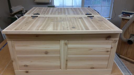 Custom Made Rustic Cedar Box For Storage