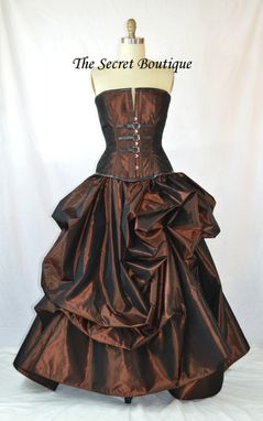 Custom Made Steampunk Wedding Gown Copper