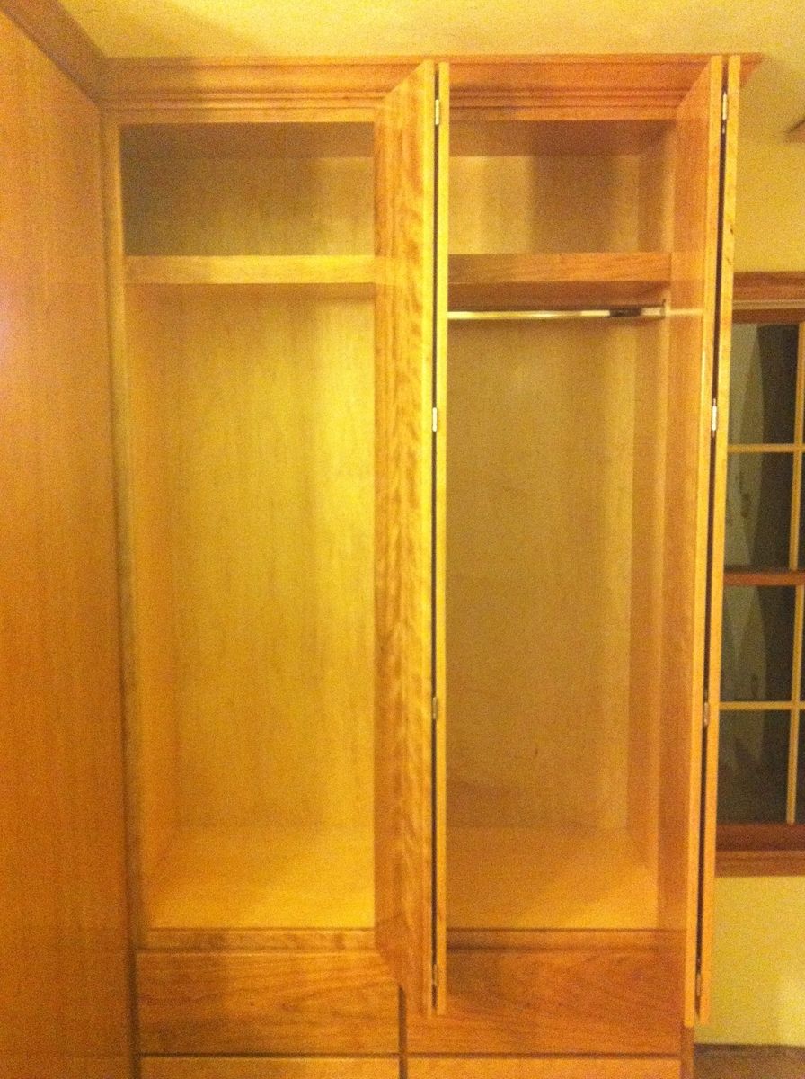 Hand Made Custom Bathroom Closet by Wood U Create