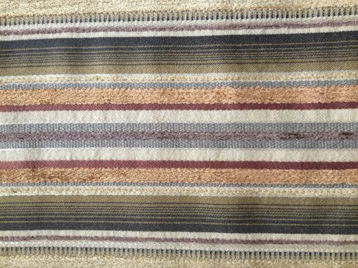 Custom Made Multi-Colored Striped Pillow Cover