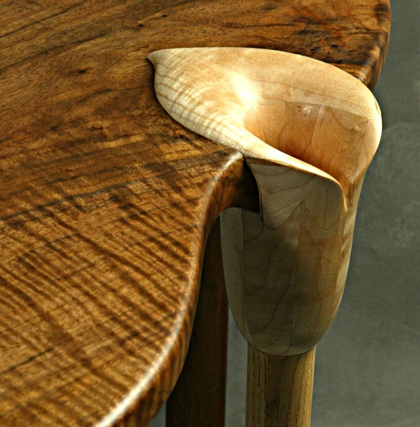 Handmade Calla Lily Table by Scott Stewart Designs | CustomMade.com