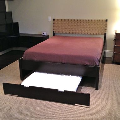 Custom Made Queen Trundle Bed With Webbing
