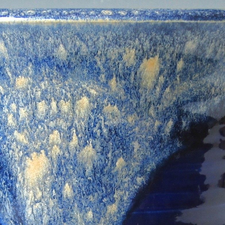 Custom Midnight Blue And Tan Kitchen Utensil Holder by Tulane Road