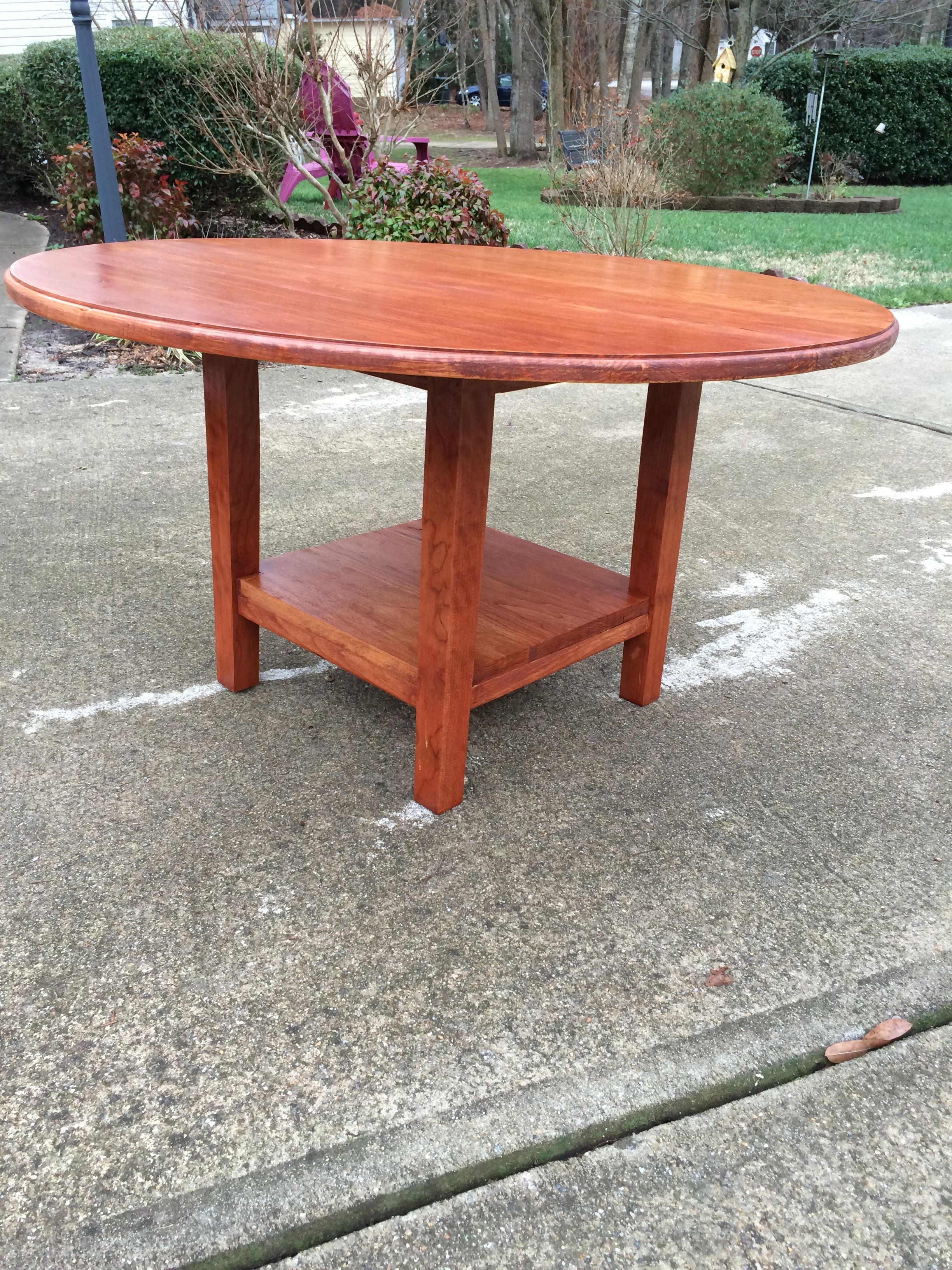 Buy Hand Made Cherry Coffee Table, made to order from Shaker