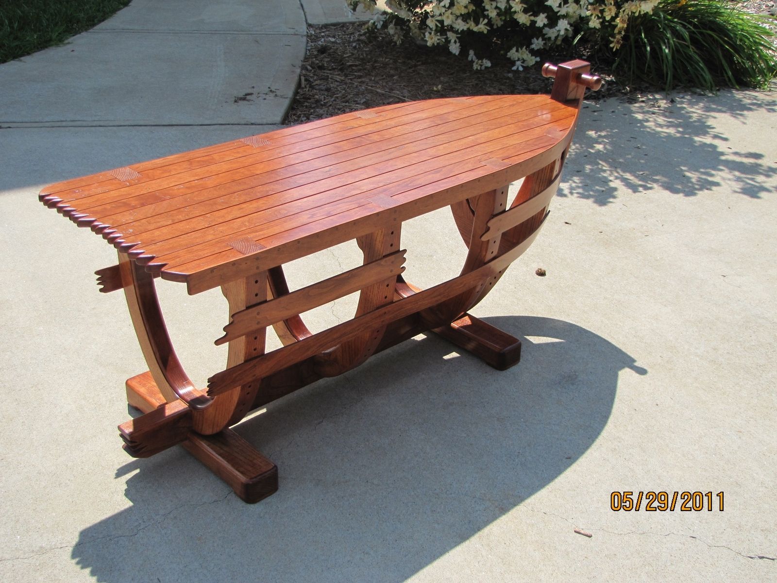 Handmade Boat Coffee Table by LTL Wood Creations