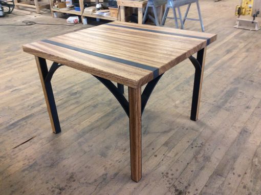 Custom Made Zebra Wood Dining Table