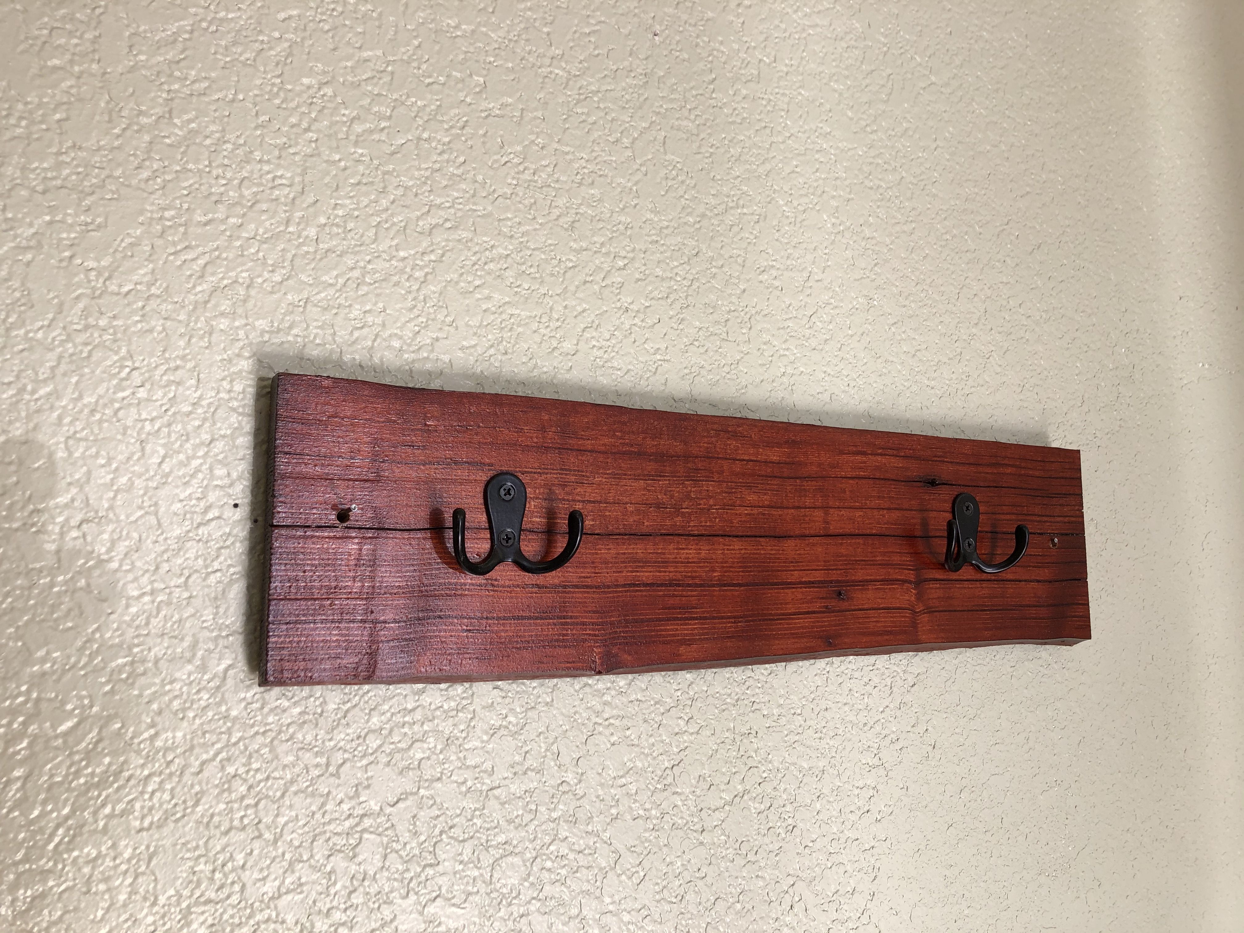 Buy Custom Hat Rack From Reclaimed Barn Wood Siding, made to order from