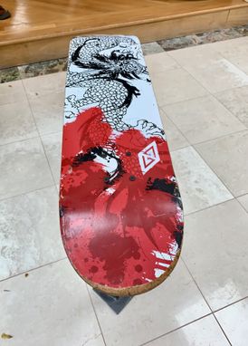 Custom Made Skateboard Table