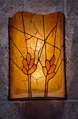 Custom Made Stained Glass Sconce