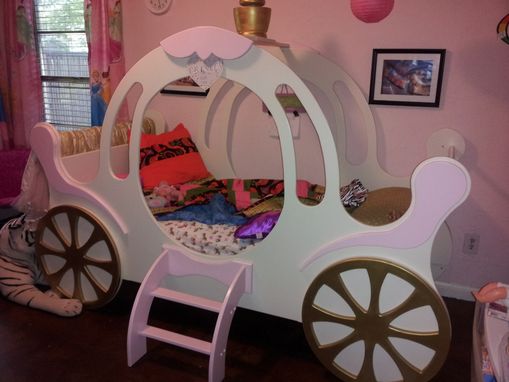 Custom Made Child's Princess Carriage Bed