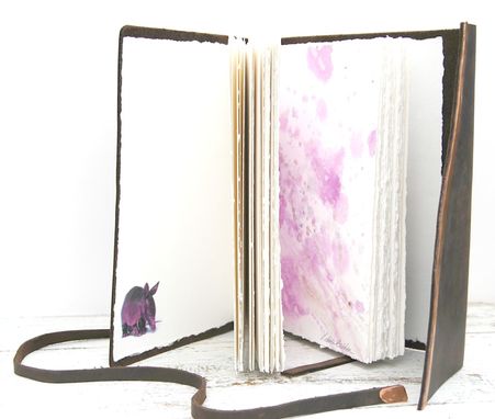 Custom Made Leather Bound Handmade Journal