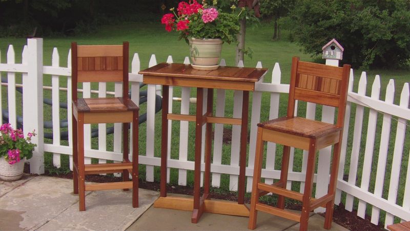 Custom Outdoor Bar Table And Chairs By Bald Mountain Builders Custom Outdoor Bar Table And Chairs By Bald Mountain Builders Custommade