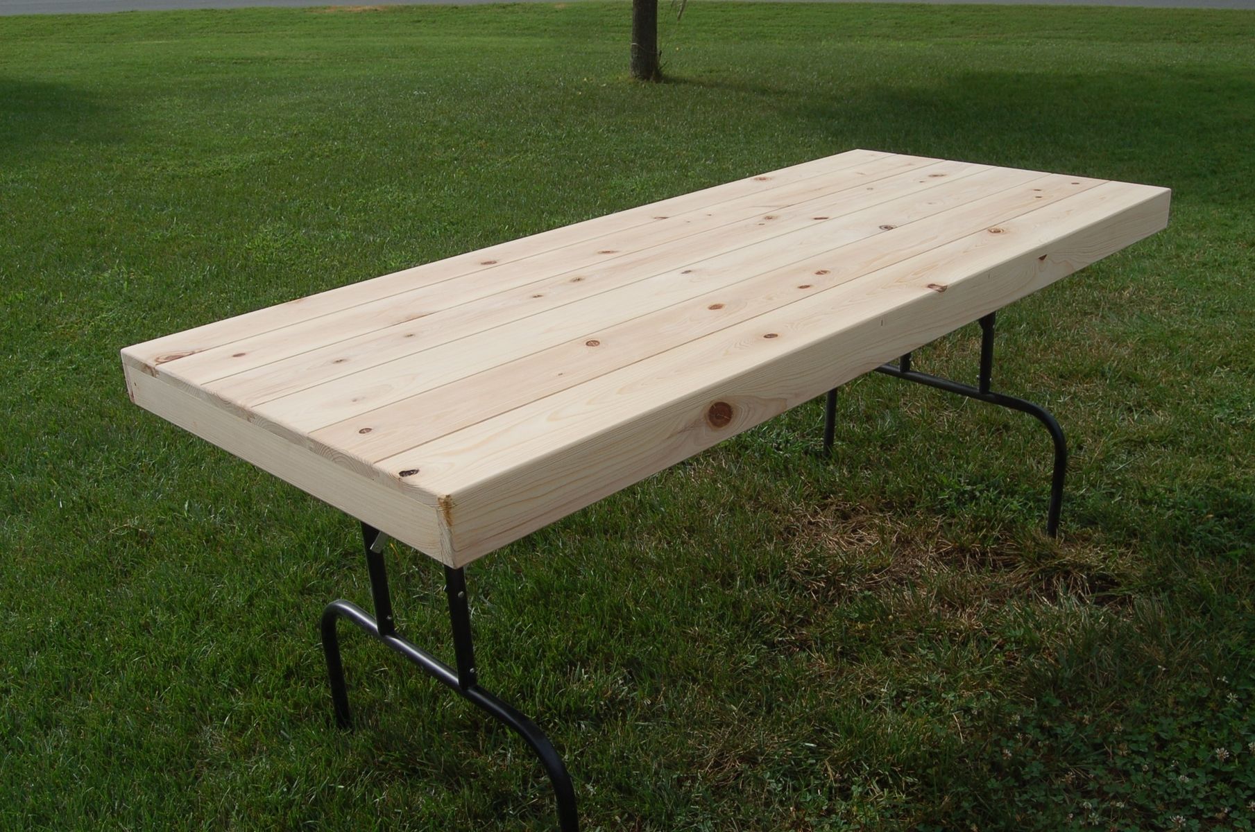 rustic kitchen table with folding down sleeves