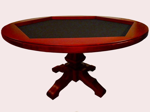 Custom Made Dining And Poker Table Combo