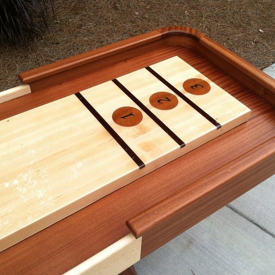 Hand Crafted Shuffleboard Table by Jason Hale Woodworking | CustomMade.com