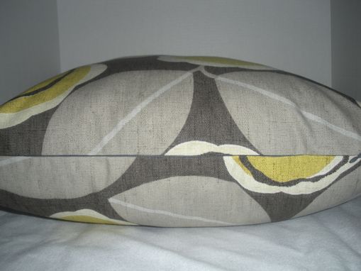 Custom Made 20 X 20 Square Pillow Covers Designs- Cotton Green, Dark And Light Gray