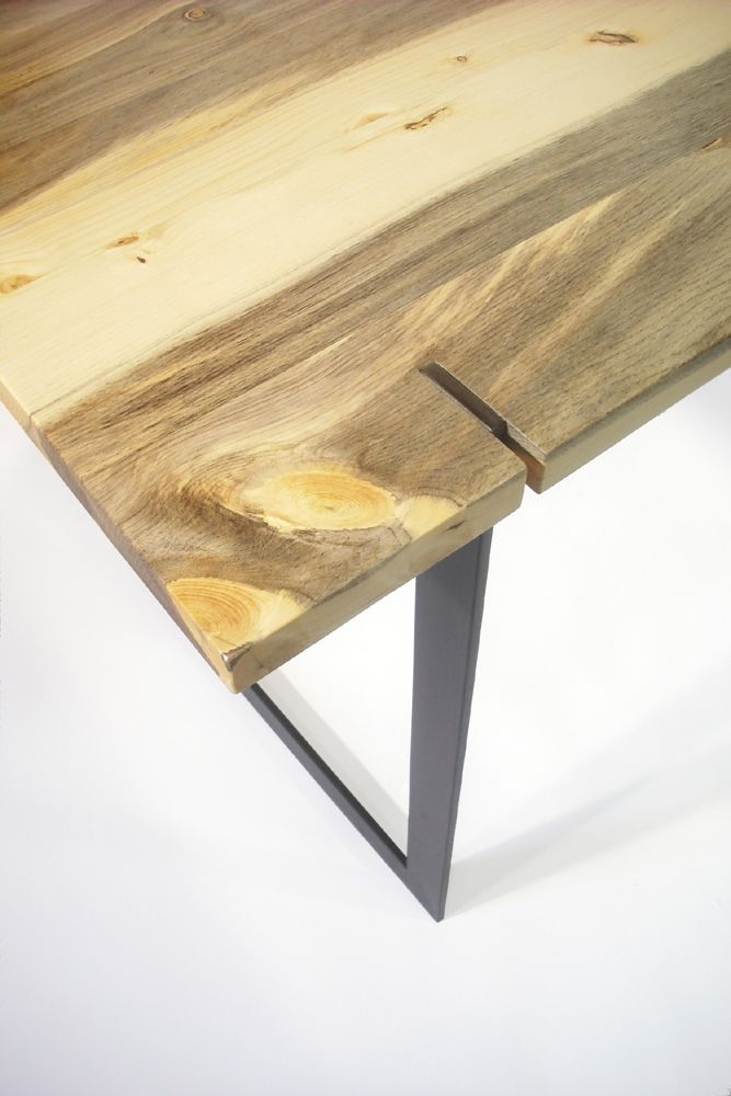 Custom Blue Pine (Beetle Killed) Table by Bdagitz Furniture