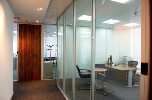 Custom Made Glass Partitions