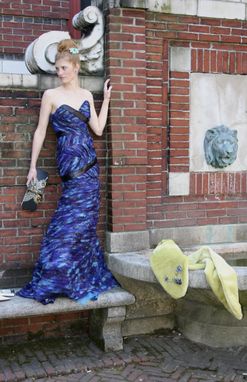 Custom Made Butterfly Textured Evening Gown