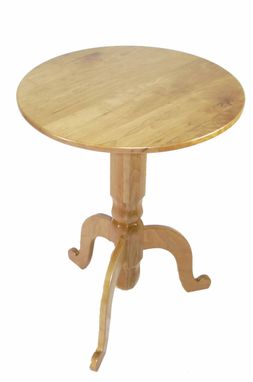 Custom Made Florida Wild Cherry Round Bistro Table