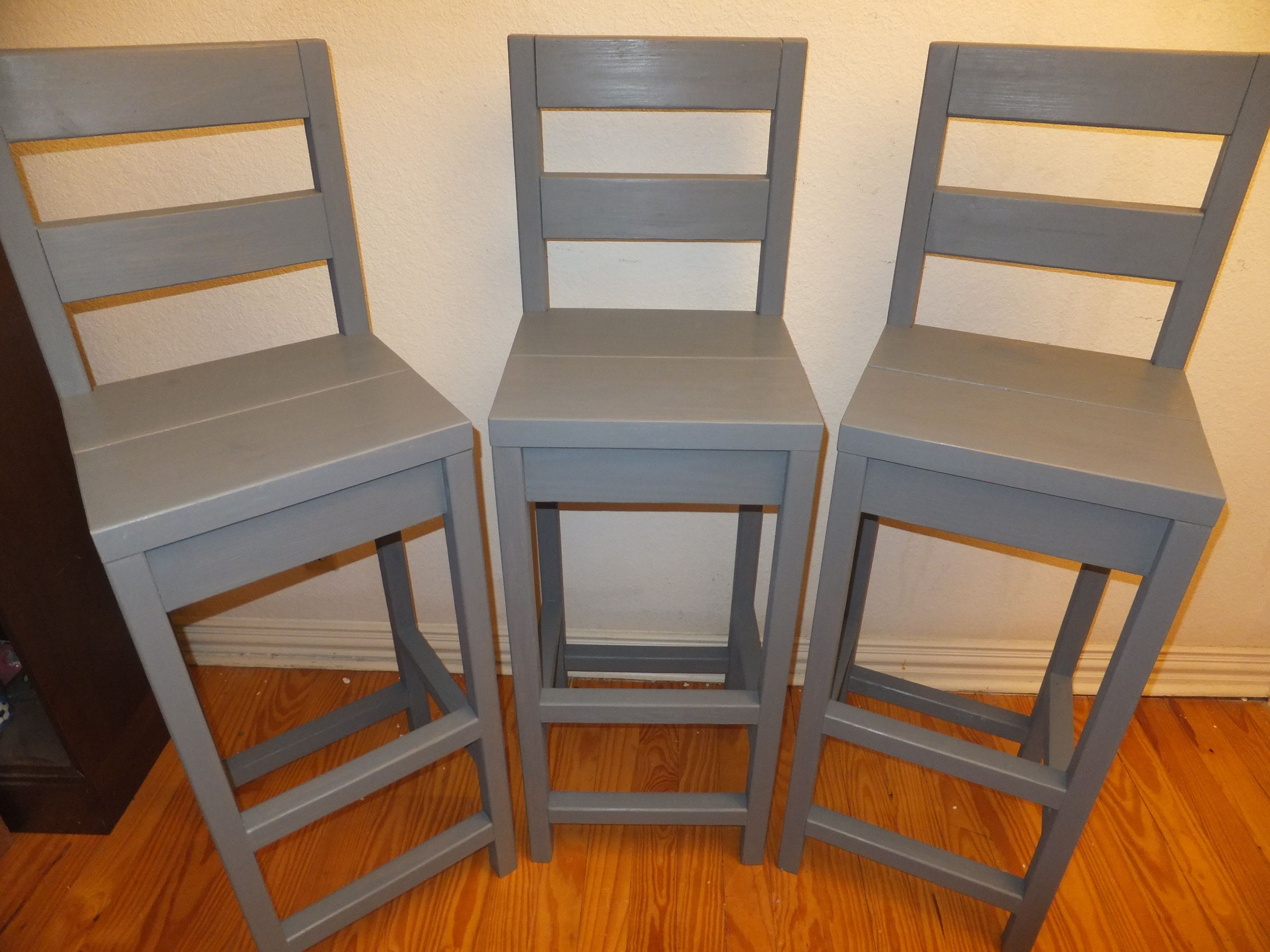 Custom Made Farmhouse Bar Stools by THH CREATIONS