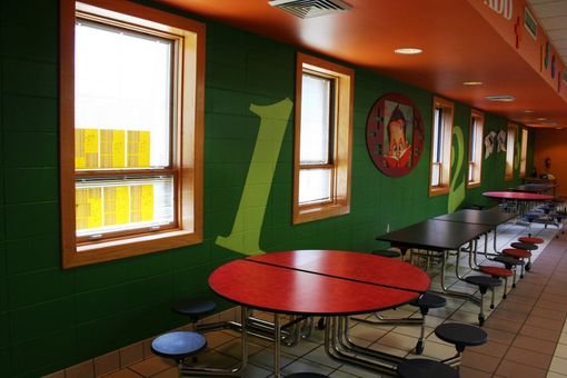 Custom Made Elementary School Lunchroom Transformation!!