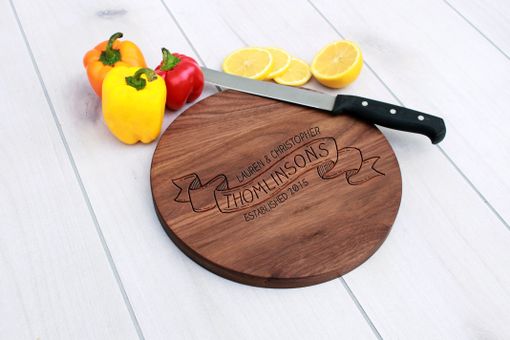Custom Made Personalized Cutting Board, Engraved Cutting Board, Custom Wedding Gift – Cbr-Wal-Thomlinson
