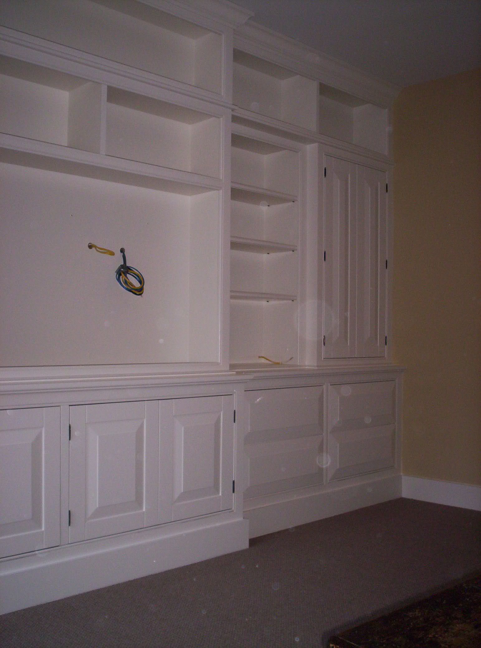 Handmade Large Built In Painted Wall Unit By Dan Fabian