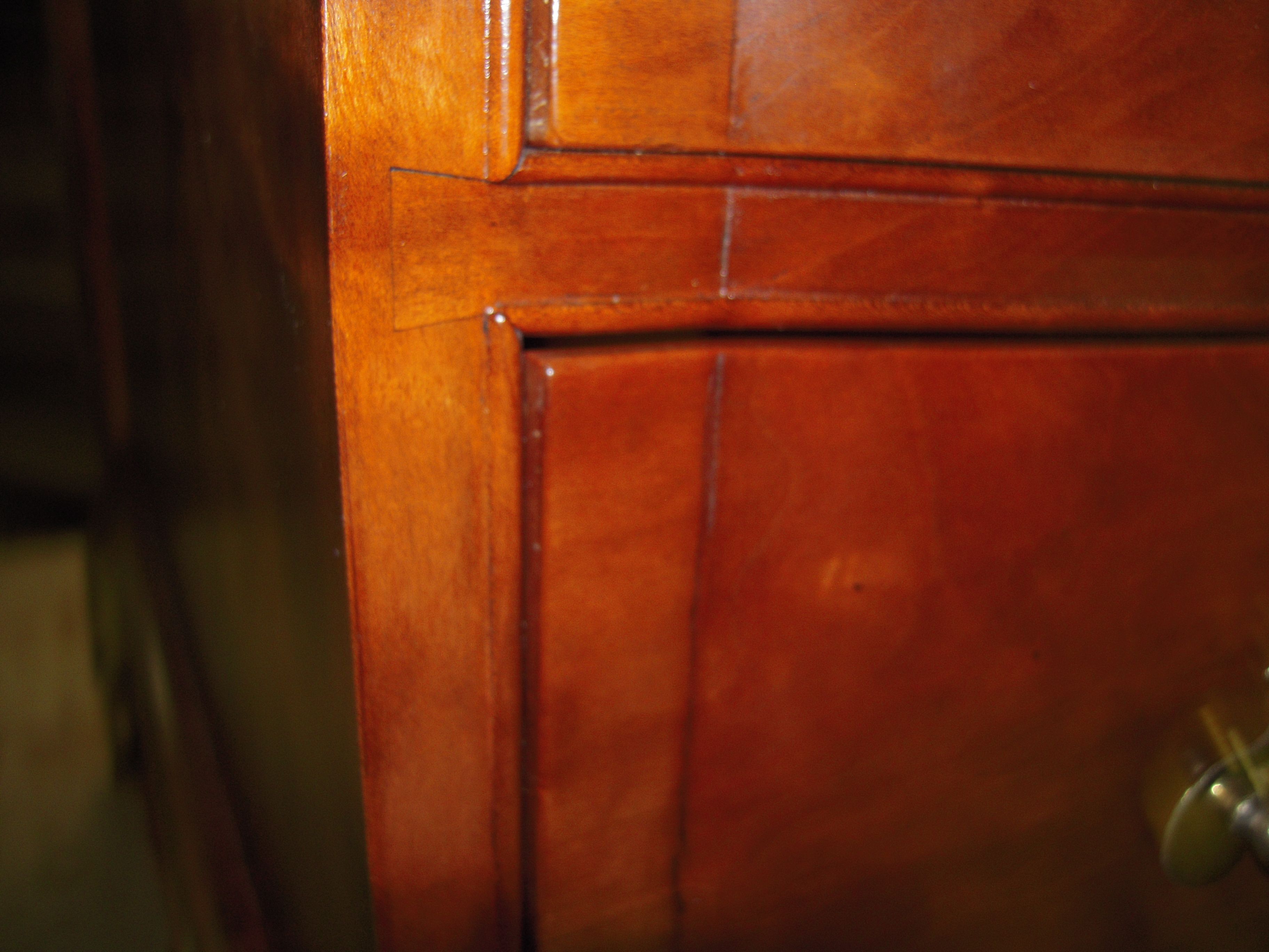 Buy Hand Made Chest, Oxbow, 4 Drawers, Curly Cherry, made to order from