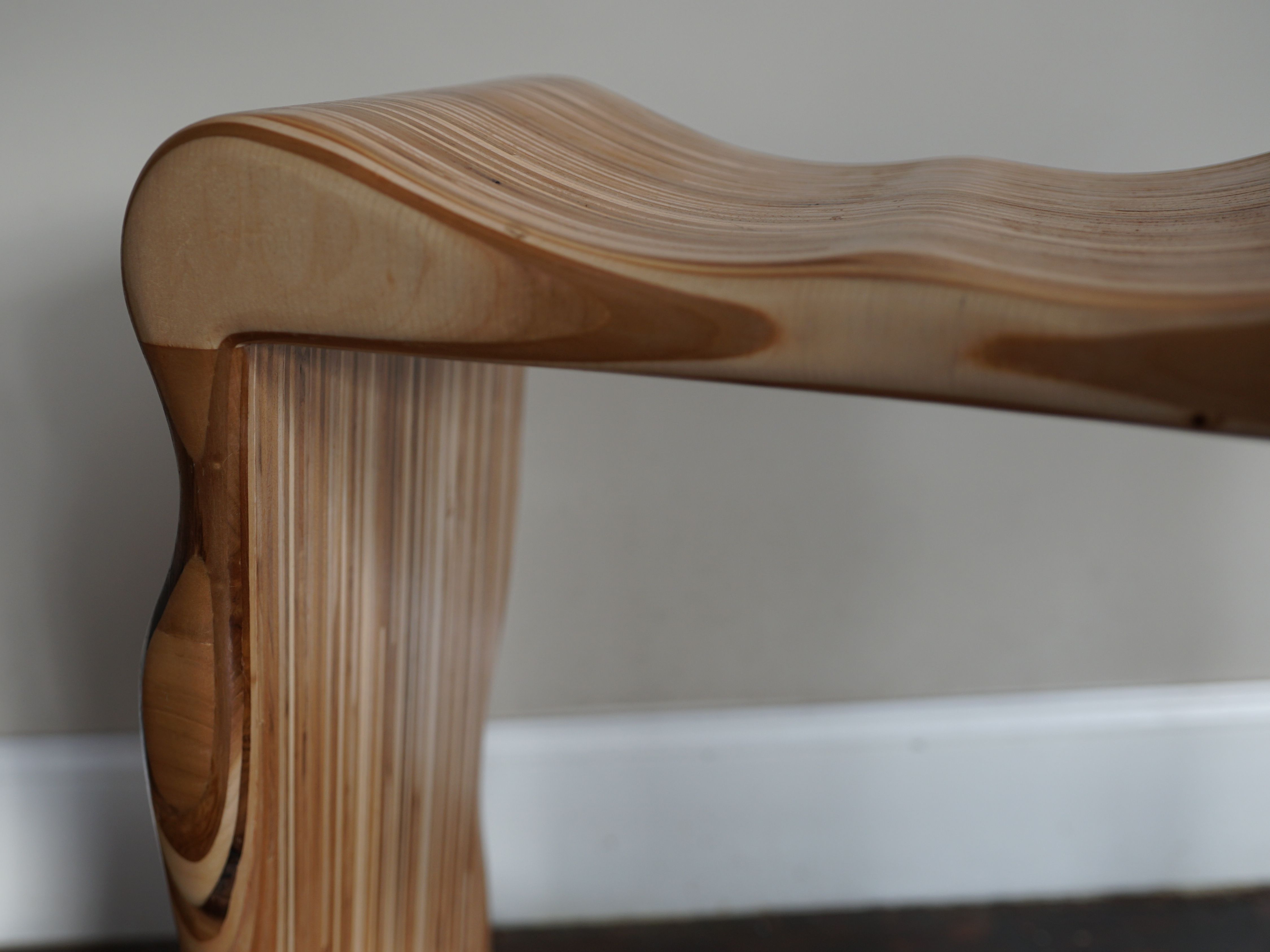 Buy Custom Made Curvy Plywood Stools Made To Order From Jackman Works 0279