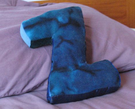 Custom Made Stuffed Initials / Alphabet Letter Pillow Baby/Kid Gift