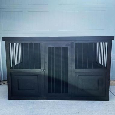 Custom Made Small Single Dog Crate Kennel | Dog Crate Table | Swing Door Kennel | Custom Dog Crate
