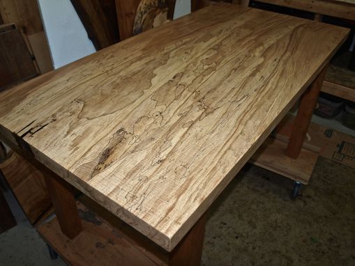 Custom Made Spalted Maple & Cherry Desk