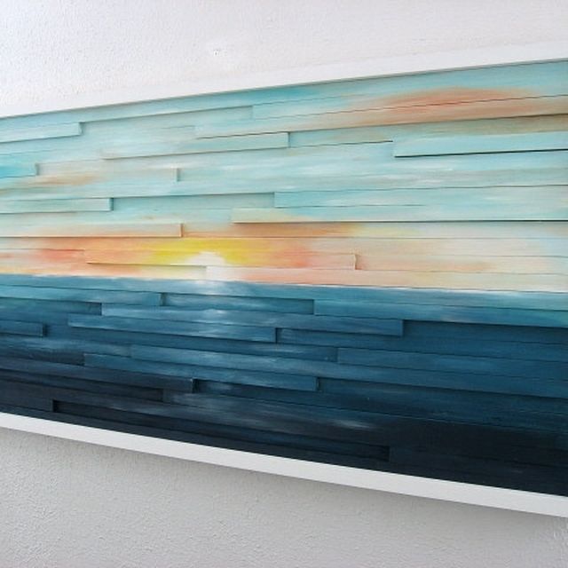 Personalized Wood Wall Art buy a hand made abstract lanscape painting - wood wall art, made Personalized Wood Wall Art buy a hand made abstract lanscape painting - wood wall art, made