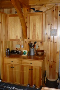 Custom Made Kitchen In Pine And Fir