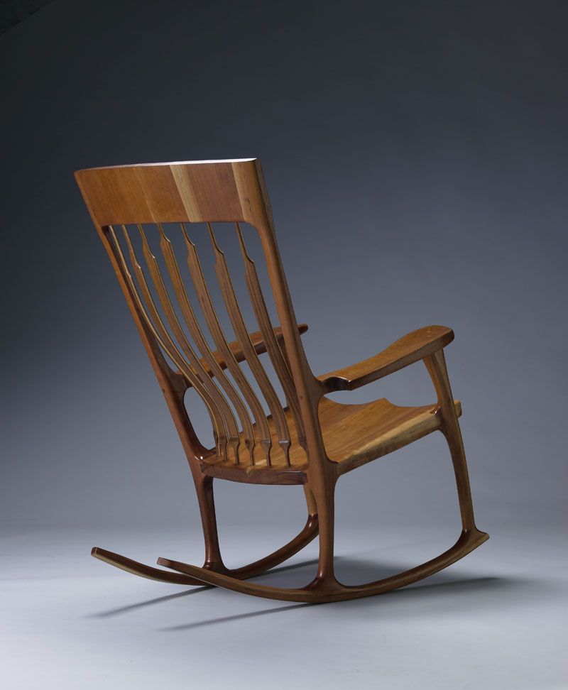 Custom Sculpted Rocking Chair by Kit Clark Furniture | CustomMade.com