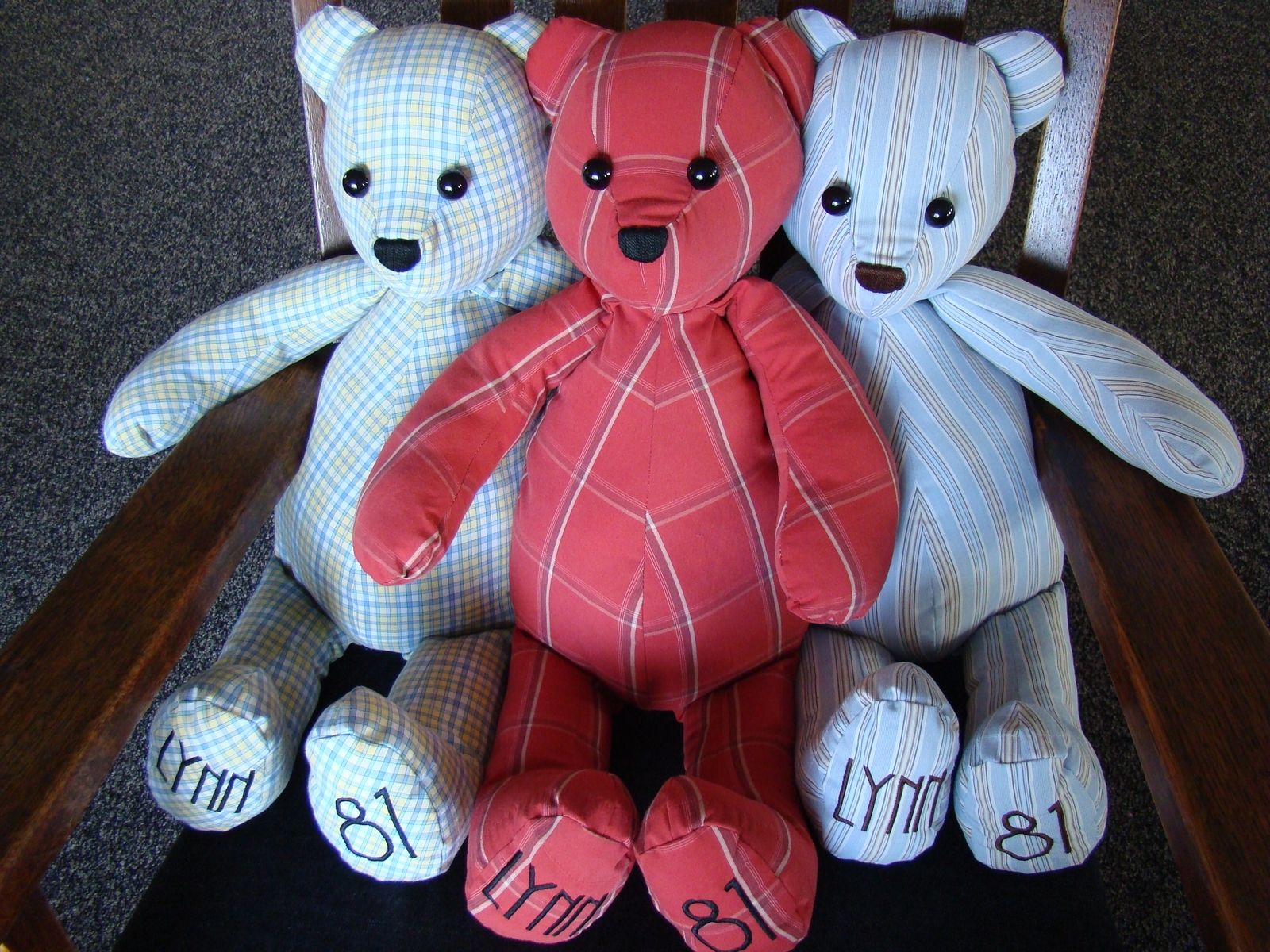 handmade memory bears